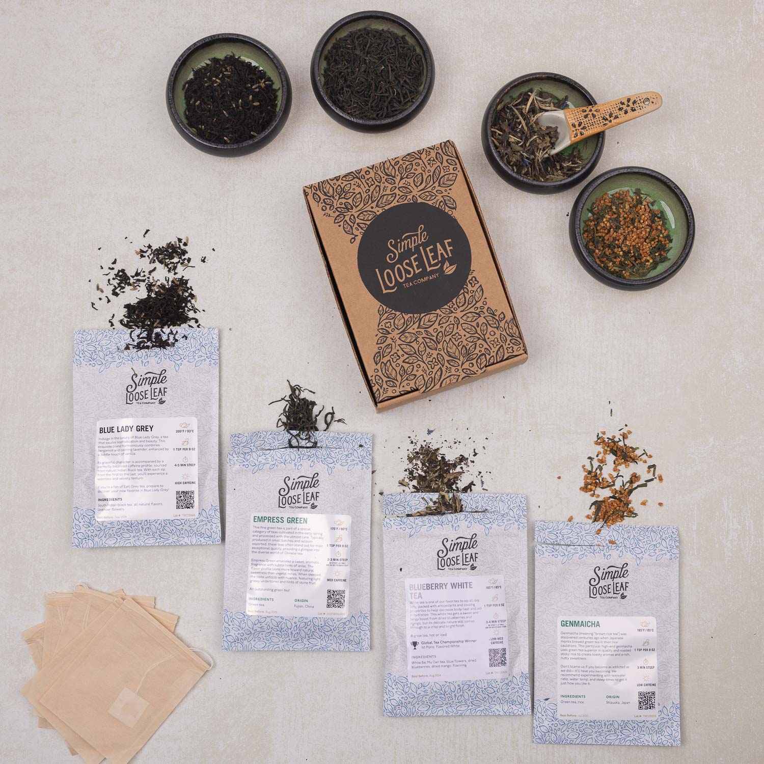 Loose Leaf Tea Discovery Box - Order without a Subscription – Simple ...