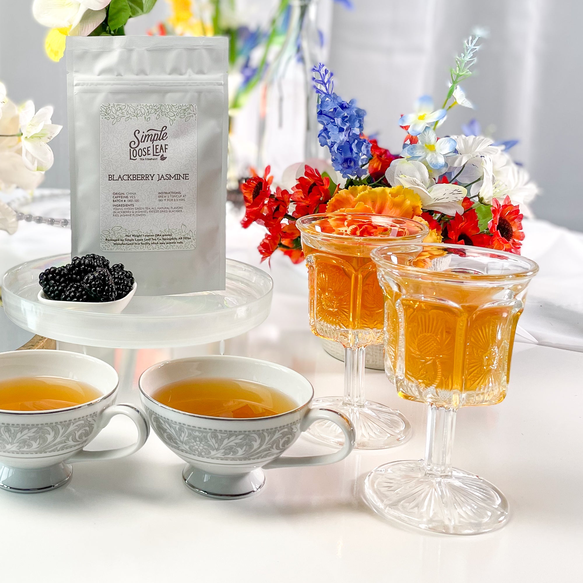 Blackberry Jasmine Green – Simple Loose Leaf