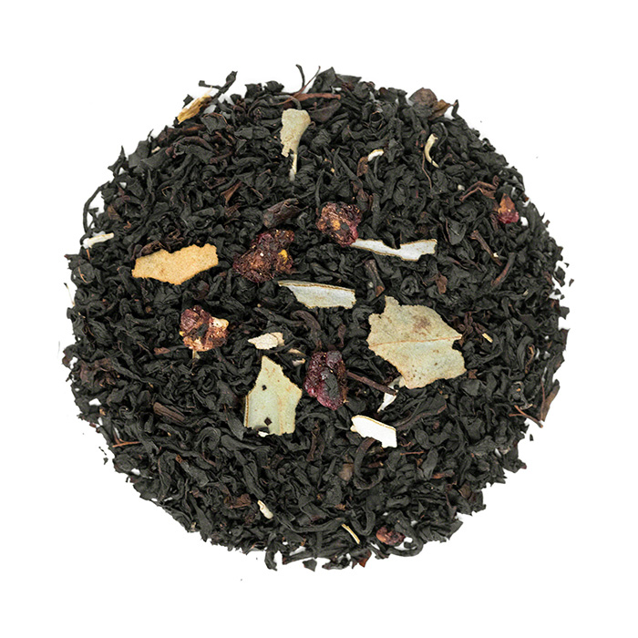 Simpe Sage tea blend with black tea, white sage and blackberries