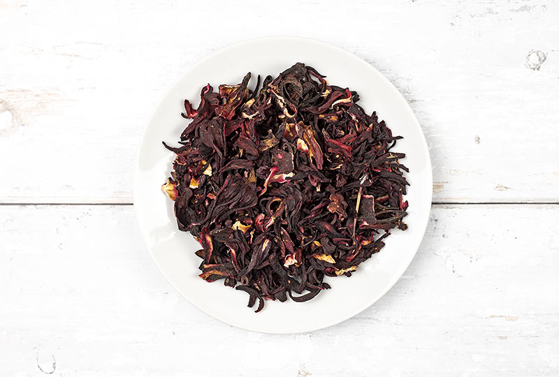 dried hibiscus calyx tea