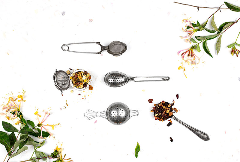 tea spoon and tea ball infusers